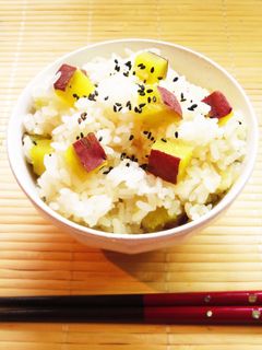 ☺白だしで簡単♪さつまいものおこわ☺-レシピのメイン写真