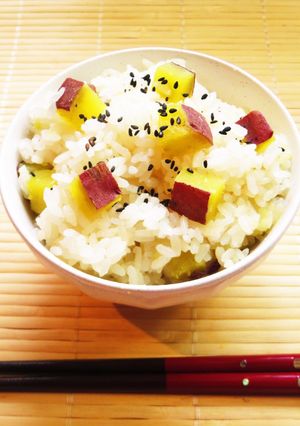 😊お弁当にも💕白だしで簡単♪さつまいものおこわ😊-レシピのメイン写真