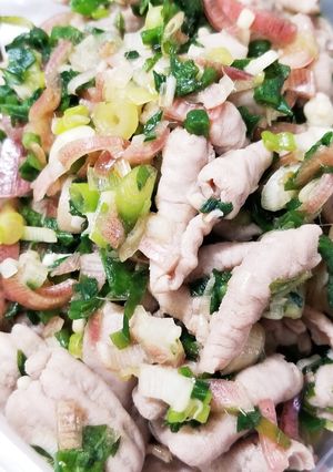 ☆もつの♪ポン酢・柚子胡椒・薬味和え☆-レシピのメイン写真