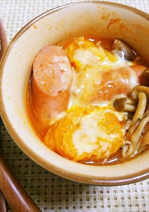 レンチン調理！白菜のトマトスープ-レシピのメイン写真