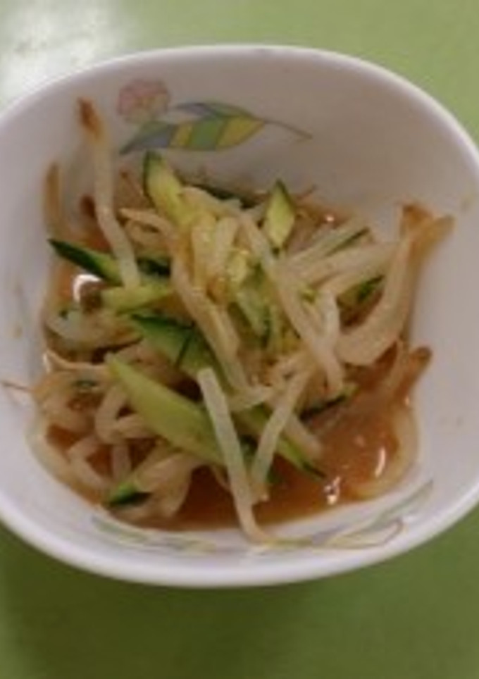 もやしの胡麻味噌和え（透析食）-レシピのメイン写真