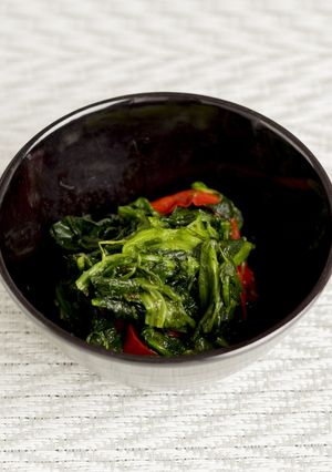 ほうれん草のり和え【入院食⑨夕/冷副菜】-レシピのメイン写真