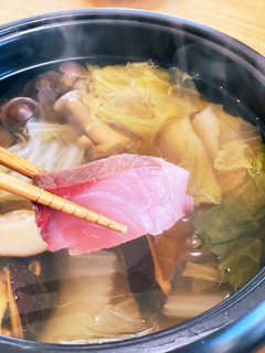 白菜と丹波しめじの簡単ぶりしゃぶ鍋-レシピのメイン写真