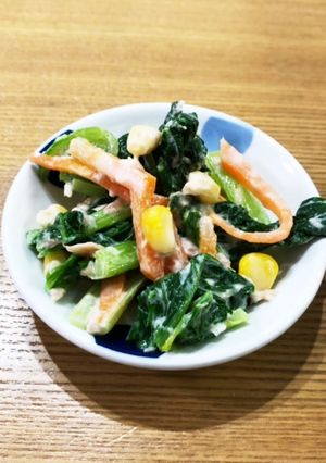 子どもも喜ぶこまツナサラダ-レシピのメイン写真