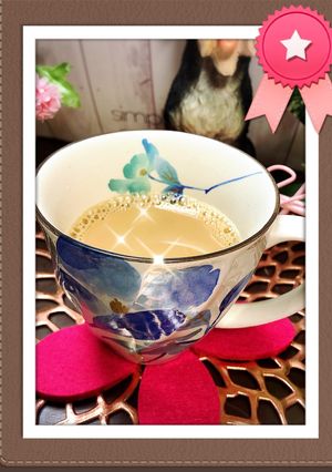 紅茶オレにコーヒーちょこっと美味しいよ★-レシピのメイン写真