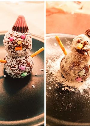 [超簡単]キッズと作る☆雪だるまケーキ-レシピのメイン写真