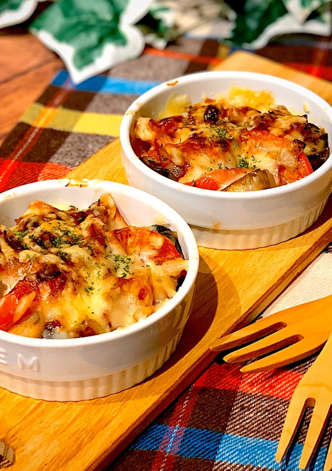 ナスとトマトのチーズ焼き-レシピのメイン写真