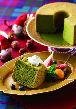 米粉の桑抹茶シフォンケーキ☆-レシピのメイン写真