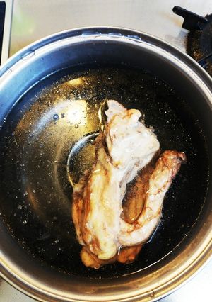 鶏ガラ骨で鶏ガラスープ★☆母のオリジナル-レシピのメイン写真