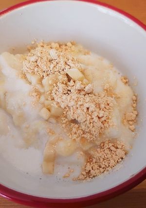 【離乳食】初期から☆バナナパン粥-レシピのメイン写真