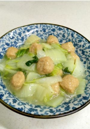 ★白菜とミートボール♡簡単煮物-レシピのメイン写真