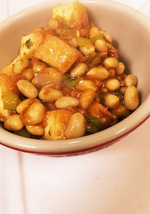 ヘルシー大豆と厚揚の麻婆-レシピのメイン写真
