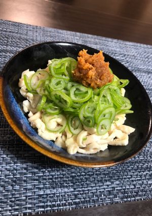 鶏皮の味噌ポン酢和え-レシピのメイン写真