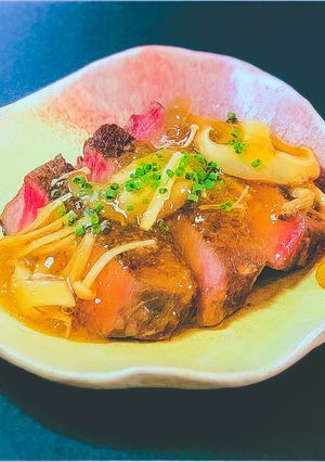 57℃ 牛ヒレ幽庵焼き みぞれあん-レシピのメイン写真