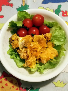 サクッと‼かぼちゃと豆のサラダ-レシピのメイン写真
