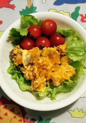 サクッと‼かぼちゃと豆のサラダ-レシピのメイン写真