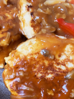 ヘルシーふわふわ♪煮込みおからバーグ☆-レシピのメイン写真
