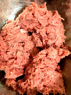 鹿のひき肉の下ごしらえ-レシピのメイン写真