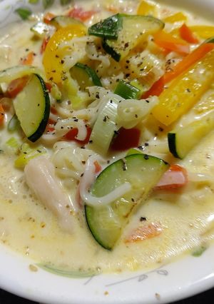塩ミルクラーメン-レシピのメイン写真