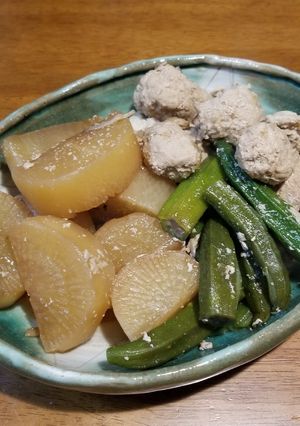 大根と肉団子のオイスターソース煮-レシピのメイン写真