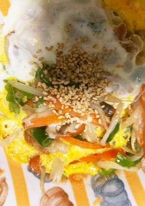 全てレンジポークストロガノフ味豚平焼き風-レシピのメイン写真
