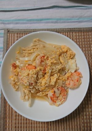 糖尿食えび玉丼-レシピのメイン写真