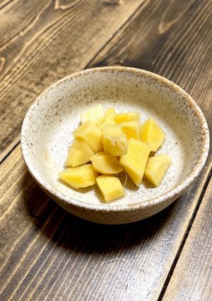 新生姜で本格味醂の簡単コロコロがり-レシピのメイン写真