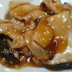 รูปของ エリンギと豚肉の中華煮