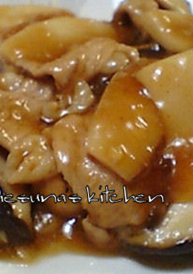 エリンギと豚肉の中華煮-レシピのメイン写真