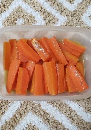 超簡単!レンチンだけにんじん酒蒸しバター-レシピのメイン写真