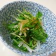 レンジでチンするだけ~大根と水菜のお浸し