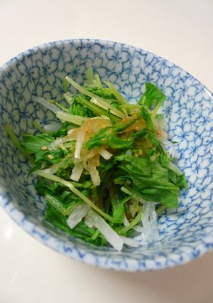 レンジでチンするだけ～大根と水菜のお浸し-レシピのメイン写真