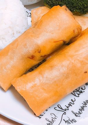 簡単！節約！ご飯が進むシンプル春巻き-レシピのメイン写真