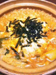 キムチ鍋風おじや-レシピのメイン写真
