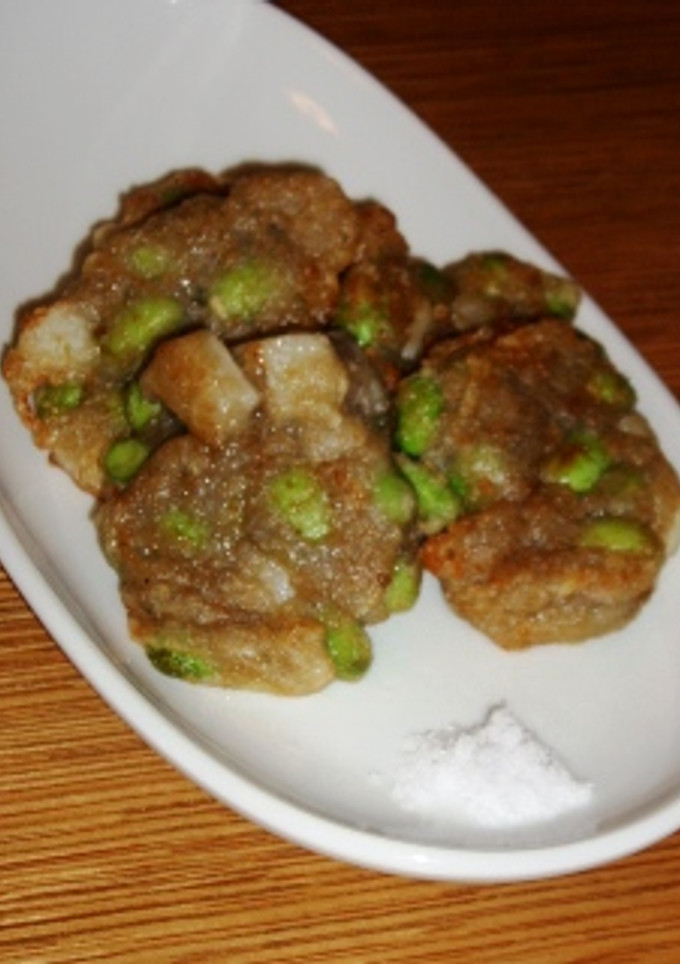 枝豆と長芋のお焼き-レシピのメイン写真