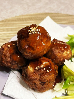 甘酢あんかけ肉団子 母のレシピ-レシピのメイン写真