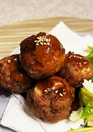 甘酢あんかけ肉団子 母のレシピ-レシピのメイン写真