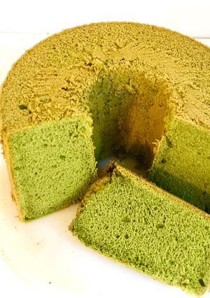 ＊糖質制限☆簡単ふわふわ抹茶シフォン＊-レシピのメイン写真