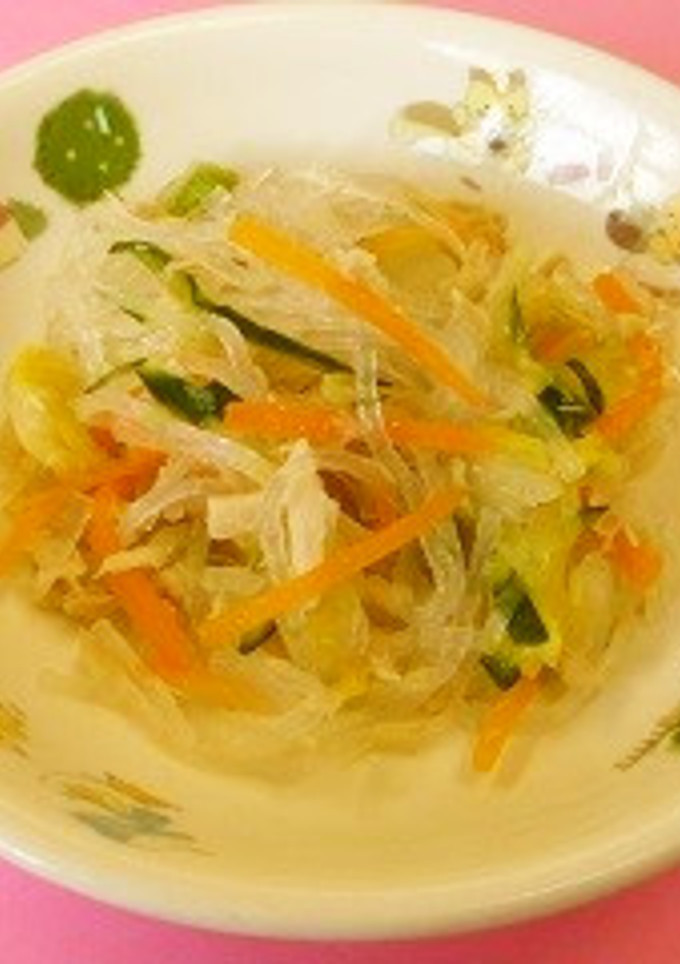 保育園給食★白菜と春雨の中華和え-レシピのメイン写真