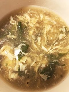 春菊と卵のスープ-レシピのメイン写真