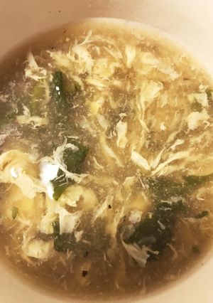 春菊と卵のスープ-レシピのメイン写真