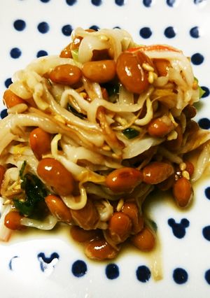 もやしと納豆の中華風和え物-レシピのメイン写真