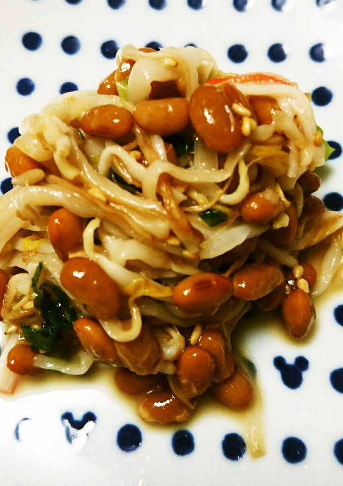 もやしと納豆の中華風和え物-レシピのメイン写真