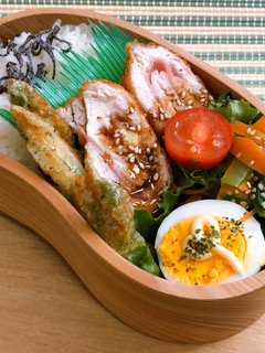 毎日のお弁当♪ささみベーコンチーズ巻き-レシピのメイン写真