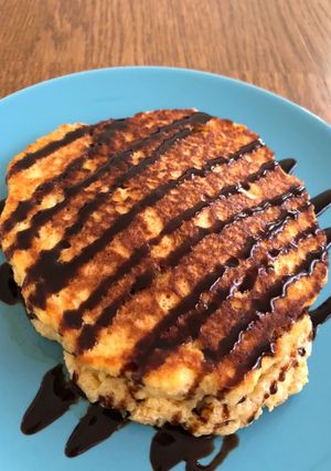 フレンチトースト風ふわふわパンケーキ-レシピのメイン写真