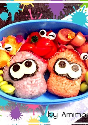 キャラ弁★スプラトゥーン-レシピのメイン写真