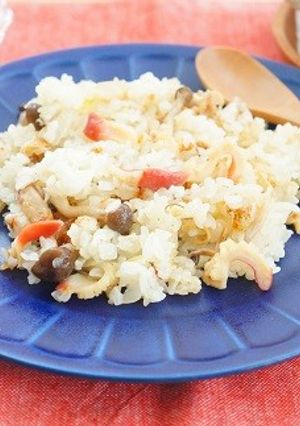 レンジでほっきとしめじの魚醤バターピラフ-レシピのメイン写真