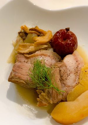 豚肉とリンゴのビール煮-レシピのメイン写真