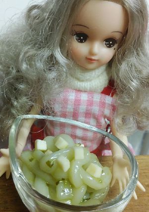 リカちゃん♡イカのバジル風味ᔦ°ω°ᔨ-レシピのメイン写真