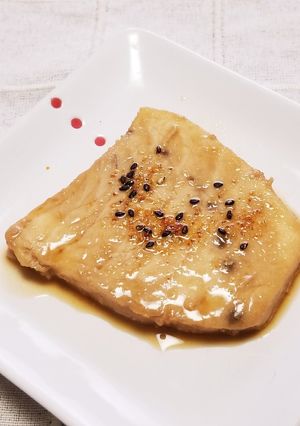 メカジキ♪めんつゆ・生姜漬け焼き七味かけ-レシピのメイン写真